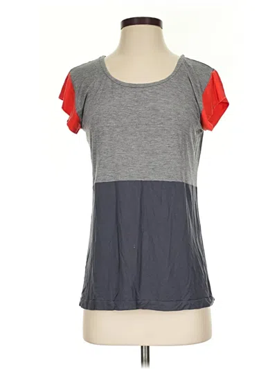 Pre-owned Assorted Brands Short Sleeve T-shirt In Gray