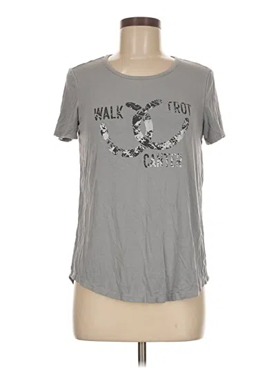 Pre-owned Assorted Brands Short Sleeve T-shirt In Gray