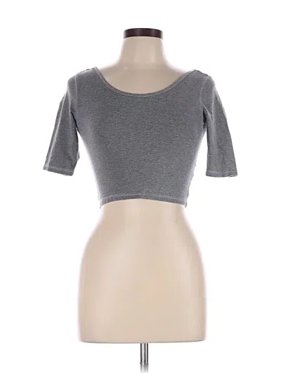 Pre-owned Assorted Brands Short Sleeve T-shirt In Gray
