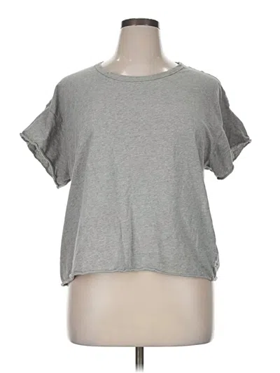 Pre-owned Assorted Brands Short Sleeve T-shirt In Gray