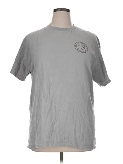 Pre-owned Assorted Brands Short Sleeve T-shirt In Gray