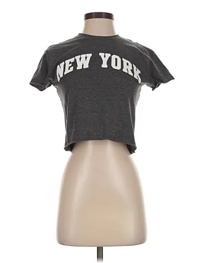 Pre-owned Assorted Brands Short Sleeve T-shirt In Gray