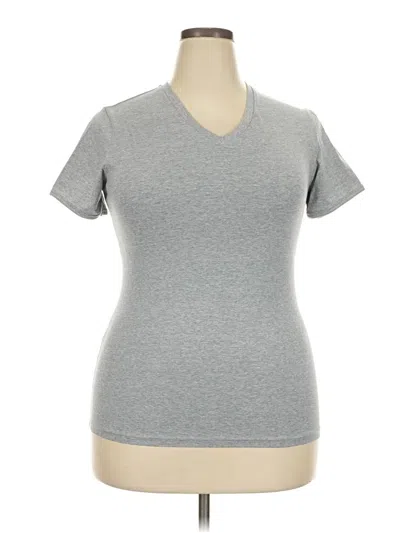 Pre-owned Assorted Brands Short Sleeve T-shirt In Gray