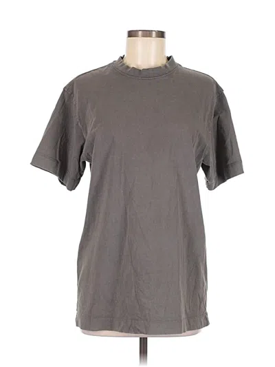Pre-owned Assorted Brands Short Sleeve T-shirt In Gray