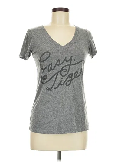 Pre-owned Assorted Brands Short Sleeve T-shirt In Gray