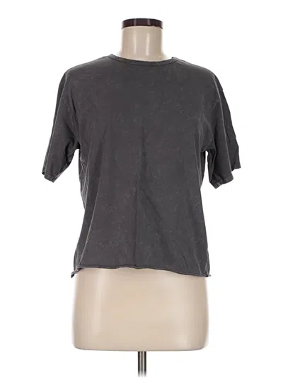 Pre-owned Assorted Brands Short Sleeve T-shirt In Gray