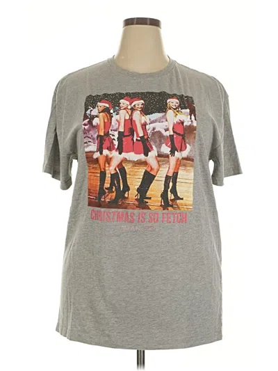 Pre-owned Assorted Brands Short Sleeve T-shirt In Gray