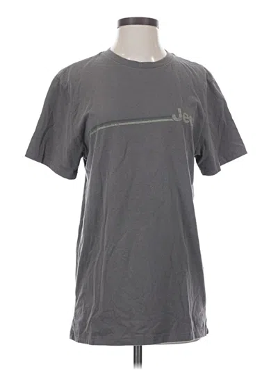Pre-owned Assorted Brands Short Sleeve T-shirt In Gray