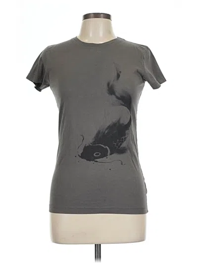 Pre-owned Assorted Brands Short Sleeve T-shirt In Gray