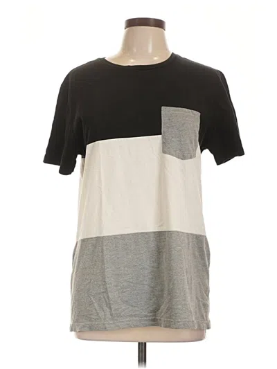 Pre-owned Assorted Brands Short Sleeve T-shirt In Gray