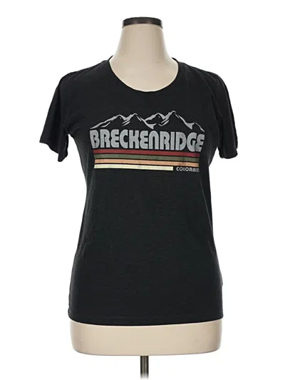 Pre-owned Assorted Brands Short Sleeve T-shirt In Gray