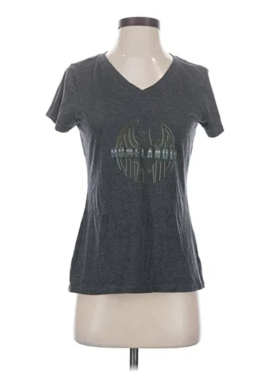 Pre-owned Assorted Brands Short Sleeve T-shirt In Gray