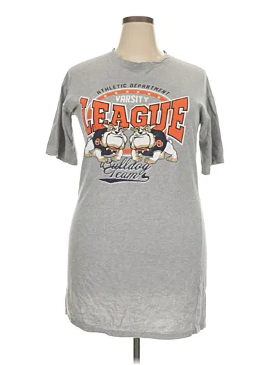 Pre-owned Assorted Brands Short Sleeve T-shirt In Gray