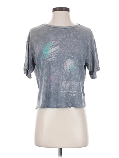 Pre-owned Assorted Brands Short Sleeve T-shirt In Gray