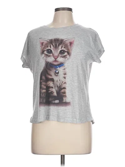 Pre-owned Assorted Brands Short Sleeve T-shirt In Gray