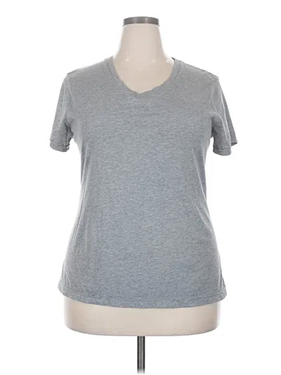 Pre-owned Assorted Brands Short Sleeve T-shirt In Gray
