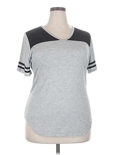 Pre-owned Assorted Brands Short Sleeve T-shirt In Gray