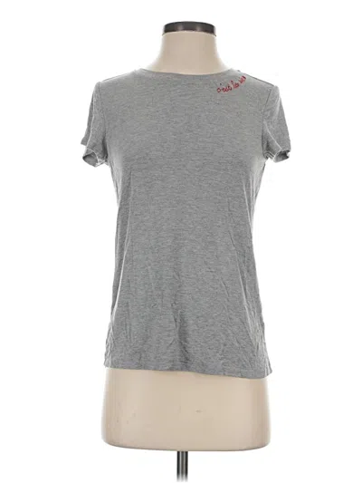 Pre-owned Assorted Brands Short Sleeve T-shirt In Gray