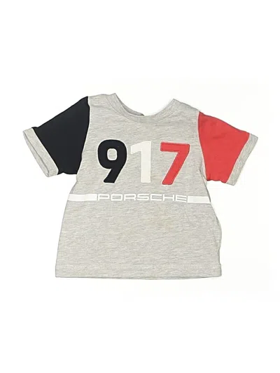 Pre-owned Assorted Brands Babies' Short Sleeve T-shirt In Gray
