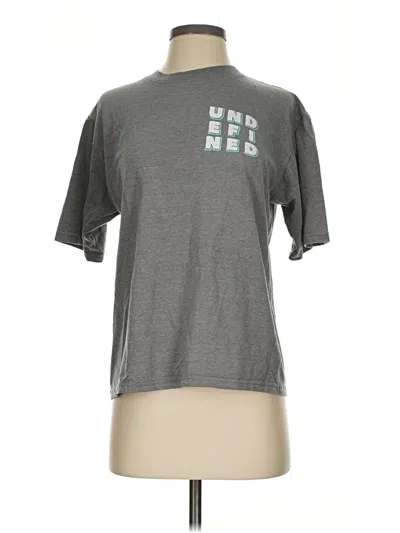 Pre-owned Assorted Brands Short Sleeve T-shirt In Gray
