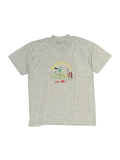 Pre-owned Assorted Brands Kids' Short Sleeve T-shirt In Gray