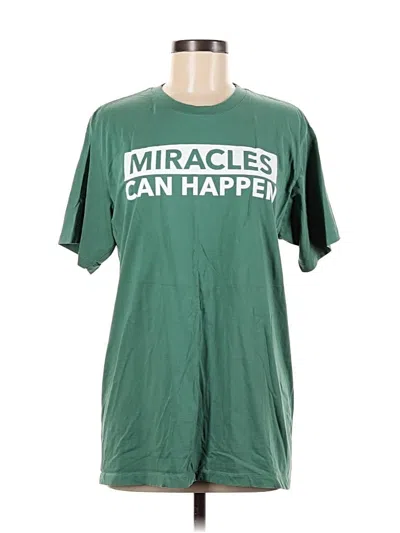 Pre-owned Assorted Brands Short Sleeve T-shirt In Green