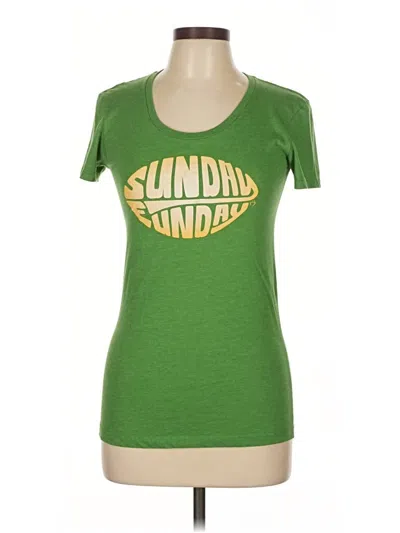 Pre-owned Assorted Brands Short Sleeve T-shirt In Green