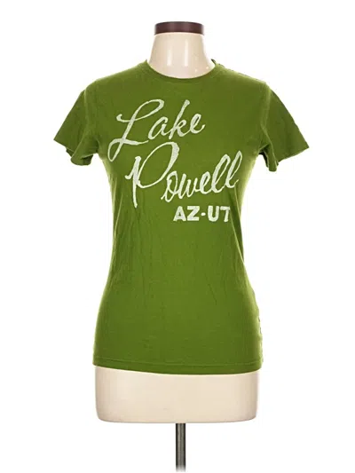 Pre-owned Assorted Brands Short Sleeve T-shirt In Green