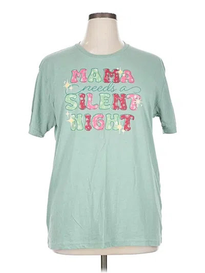 Pre-owned Assorted Brands Short Sleeve T-shirt In Green