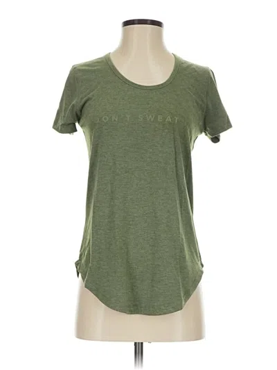 Pre-owned Assorted Brands Short Sleeve T-shirt In Green