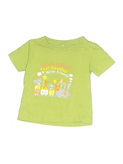 Pre-owned Assorted Brands Kids' Short Sleeve T-shirt In Green