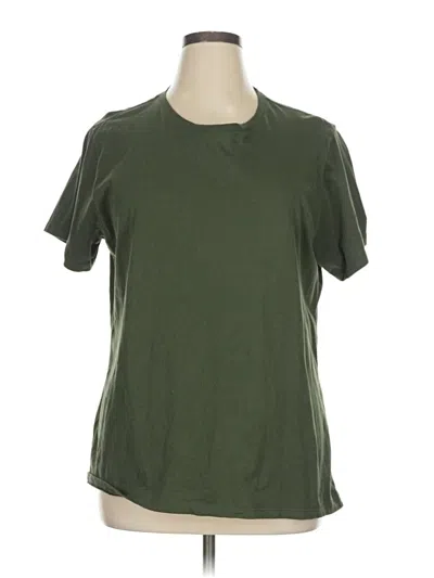 Pre-owned Assorted Brands Short Sleeve T-shirt In Green