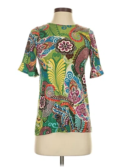 Pre-owned Assorted Brands Short Sleeve T-shirt In Green