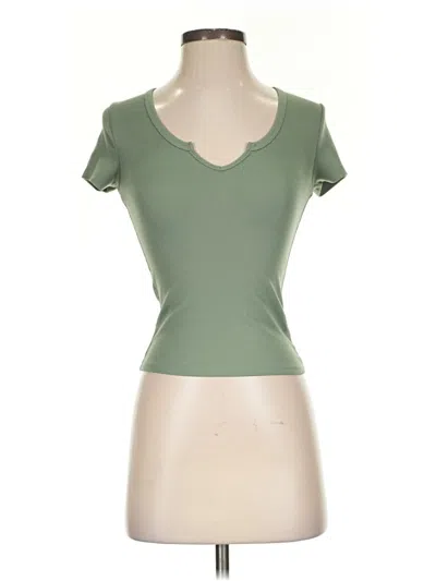 Pre-owned Assorted Brands Short Sleeve T-shirt In Green