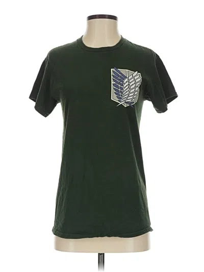 Pre-owned Assorted Brands Short Sleeve T-shirt In Green