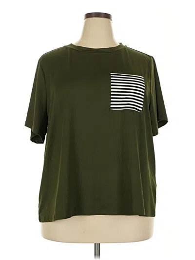 Pre-owned Assorted Brands Short Sleeve T-shirt In Green