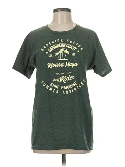 Pre-owned Assorted Brands Short Sleeve T-shirt In Green