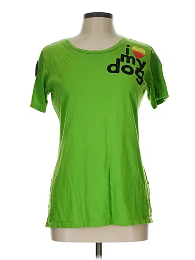 Pre-owned Assorted Brands Short Sleeve T-shirt In Green