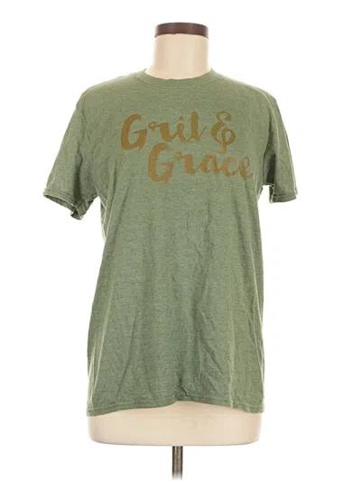 Pre-owned Assorted Brands Short Sleeve T-shirt In Green