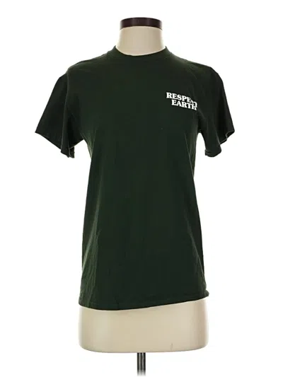 Pre-owned Assorted Brands Short Sleeve T-shirt In Green