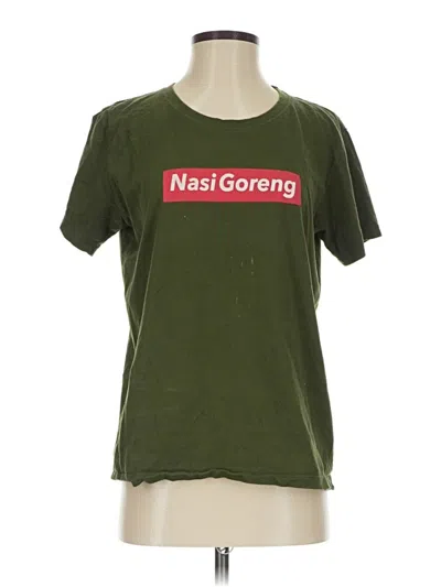 Pre-owned Assorted Brands Short Sleeve T-shirt In Green