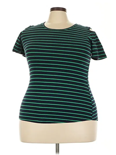 Pre-owned Assorted Brands Short Sleeve T-shirt In Green