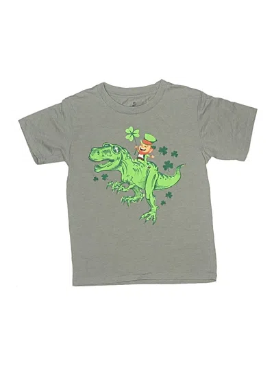 Pre-owned Assorted Brands Kids' Short Sleeve T-shirt In Green