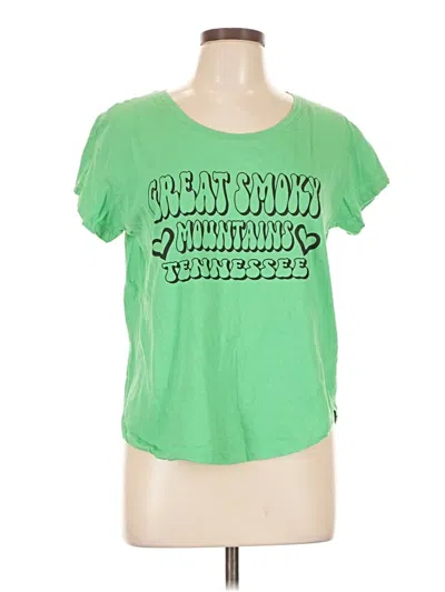 Pre-owned Assorted Brands Short Sleeve T-shirt In Green