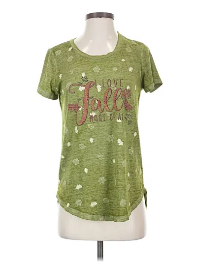 Pre-owned Assorted Brands Short Sleeve T-shirt In Green