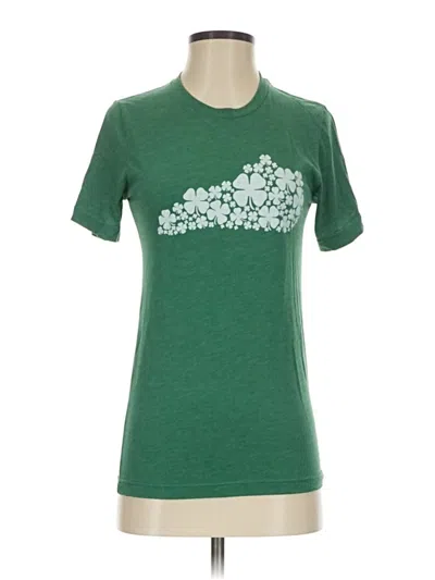 Pre-owned Assorted Brands Short Sleeve T-shirt In Green