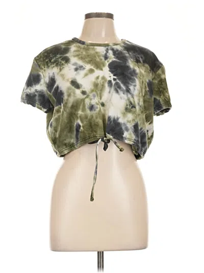 Pre-owned Assorted Brands Short Sleeve T-shirt In Green