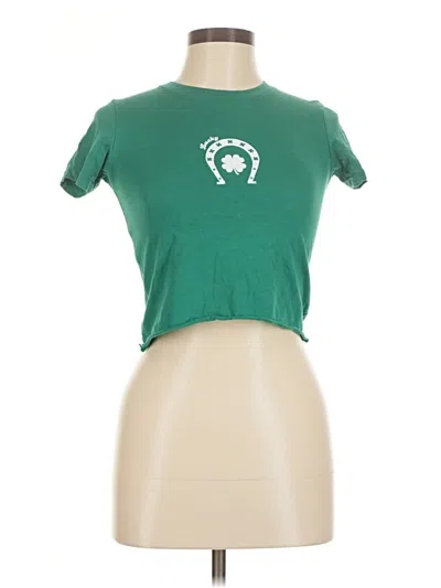 Pre-owned Assorted Brands Short Sleeve T-shirt In Green