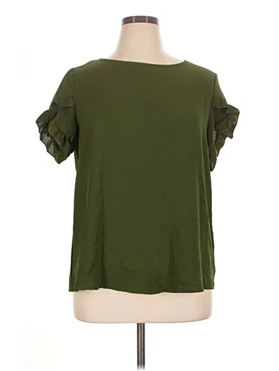 Pre-owned Assorted Brands Short Sleeve T-shirt In Green