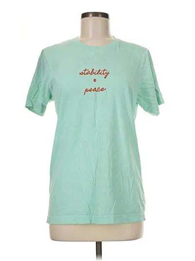 Pre-owned Assorted Brands Short Sleeve T-shirt In Green